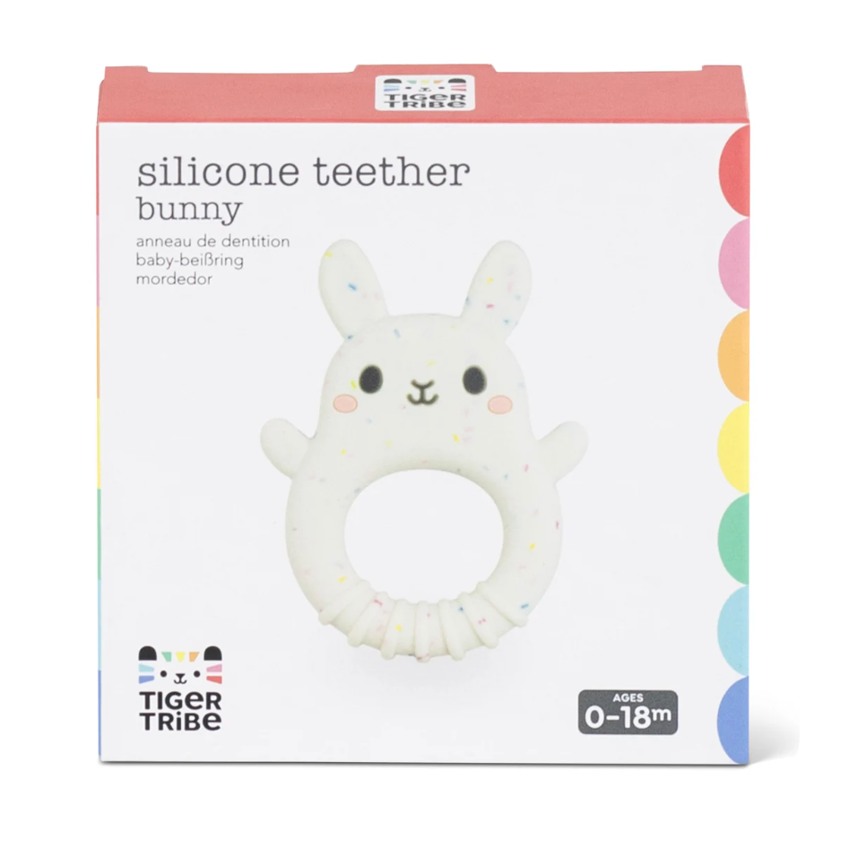 Tiger Tribe- Silicone Teether- Bunny-Tiger Tribe-Little Giant Kidz