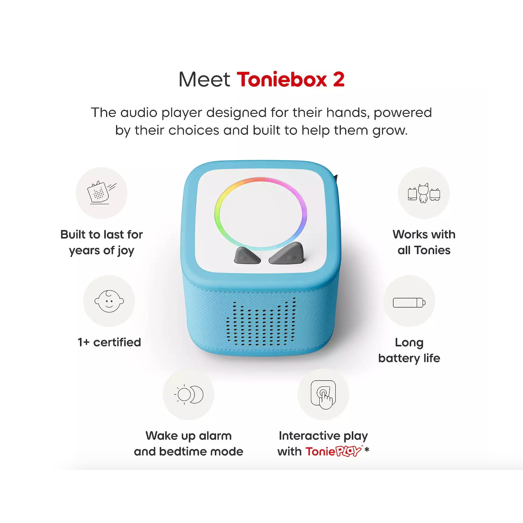 Tonies® Toniebox 2 Starter Set- Playtime Puppy (Sky Blue)-Tonies-Little Giant Kidz