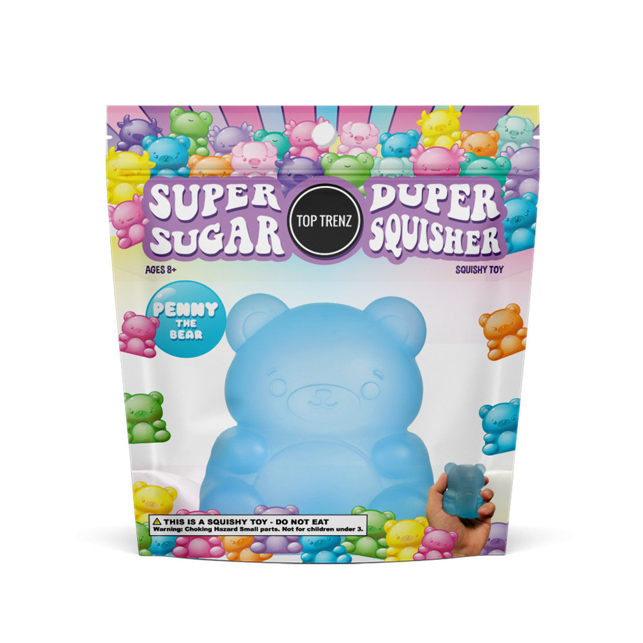 Top Trenz Super Duper Sugar Squisher Toy - Bear-Top Trenz-Little Giant Kidz