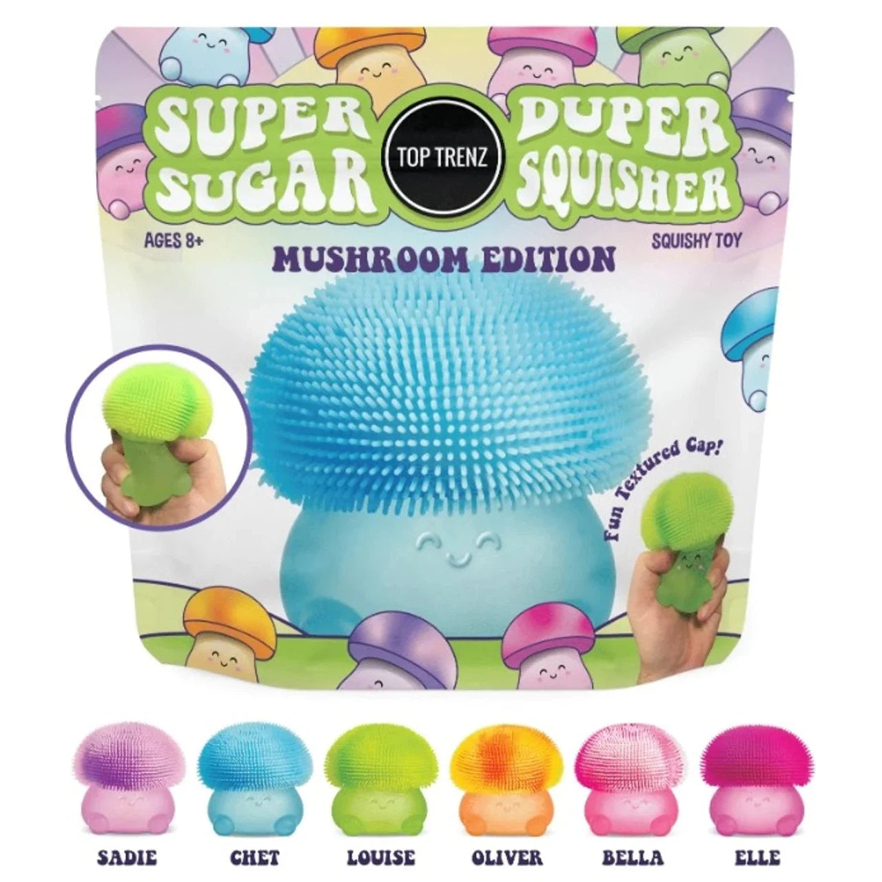 Top Trenz Super Duper Sugar Squisher Toy - Mushroom-Top Trenz-Little Giant Kidz