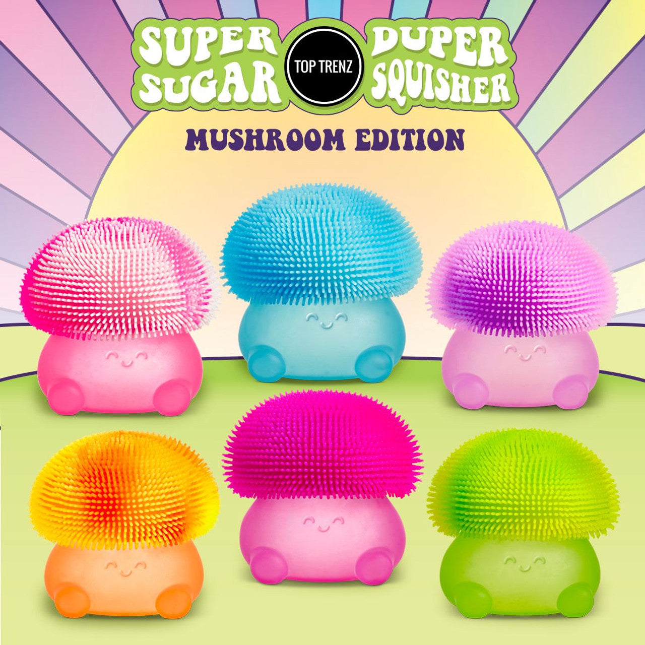 Top Trenz Super Duper Sugar Squisher Toy - Mushroom-Top Trenz-Little Giant Kidz