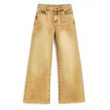 Tractr Lurex Khaki Wide Leg-Tractr-Little Giant Kidz
