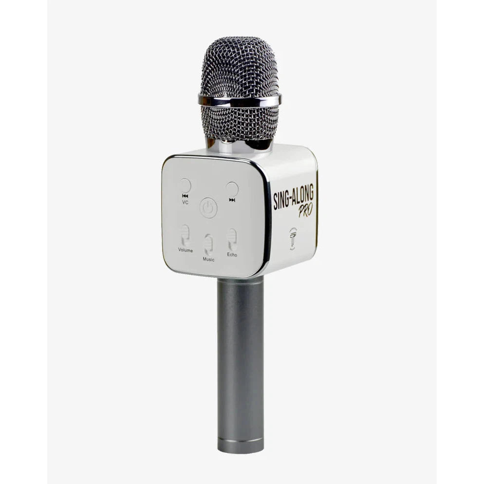 Trend Tech Brands Sing-Along Pro 3 Karaoke Bluetooth Microphone - Metallic Black-Trend Tech Brands-Little Giant Kidz