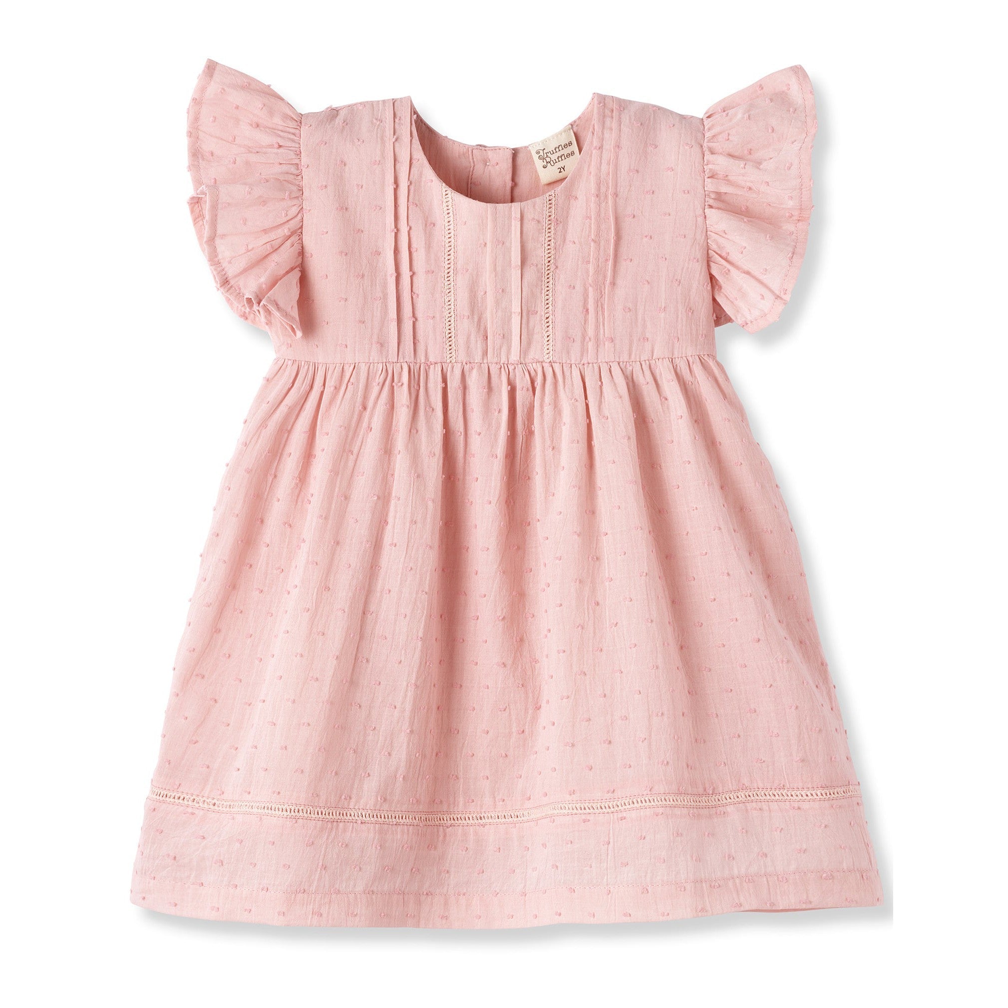 Truffles Ruffles Daphne Dress- Pink-TESA BABE-Little Giant Kidz