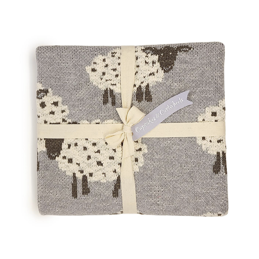 Two's Company Counting Sheep 31"X 39" Blanket-TWO'S COMPANY-Little Giant Kidz