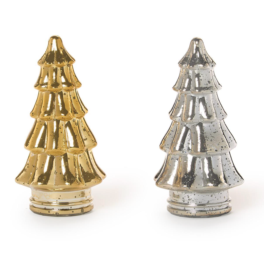 Two's Company Mercury Glass Trees-TWO'S COMPANY-Little Giant Kidz