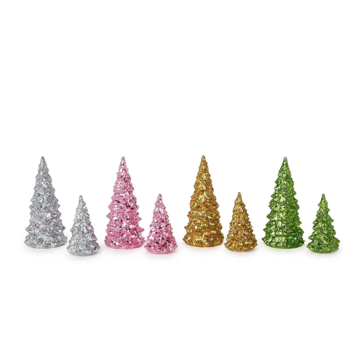Two's Company Mini Light Up Glitter Trees - Assorted-TWO'S COMPANY-Little Giant Kidz