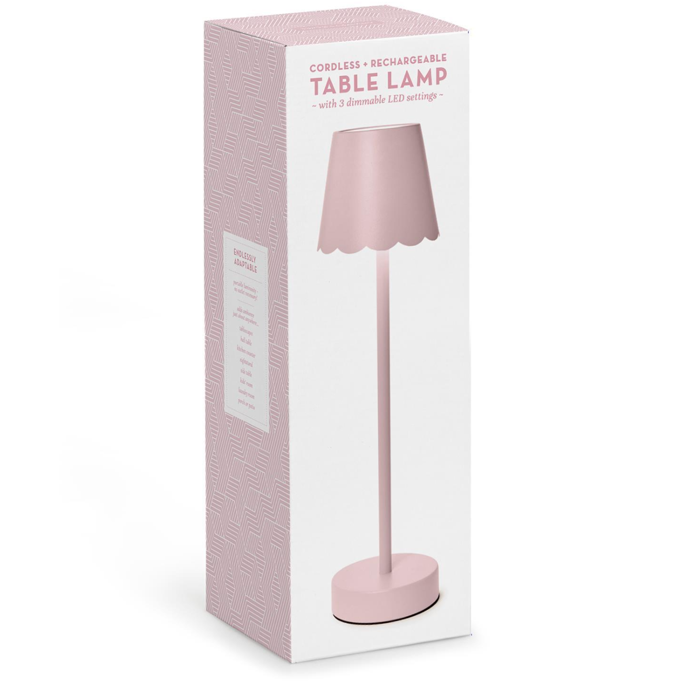 Two's Company Pink LED Cordless Table Lamp-TWO'S COMPANY-Little Giant Kidz