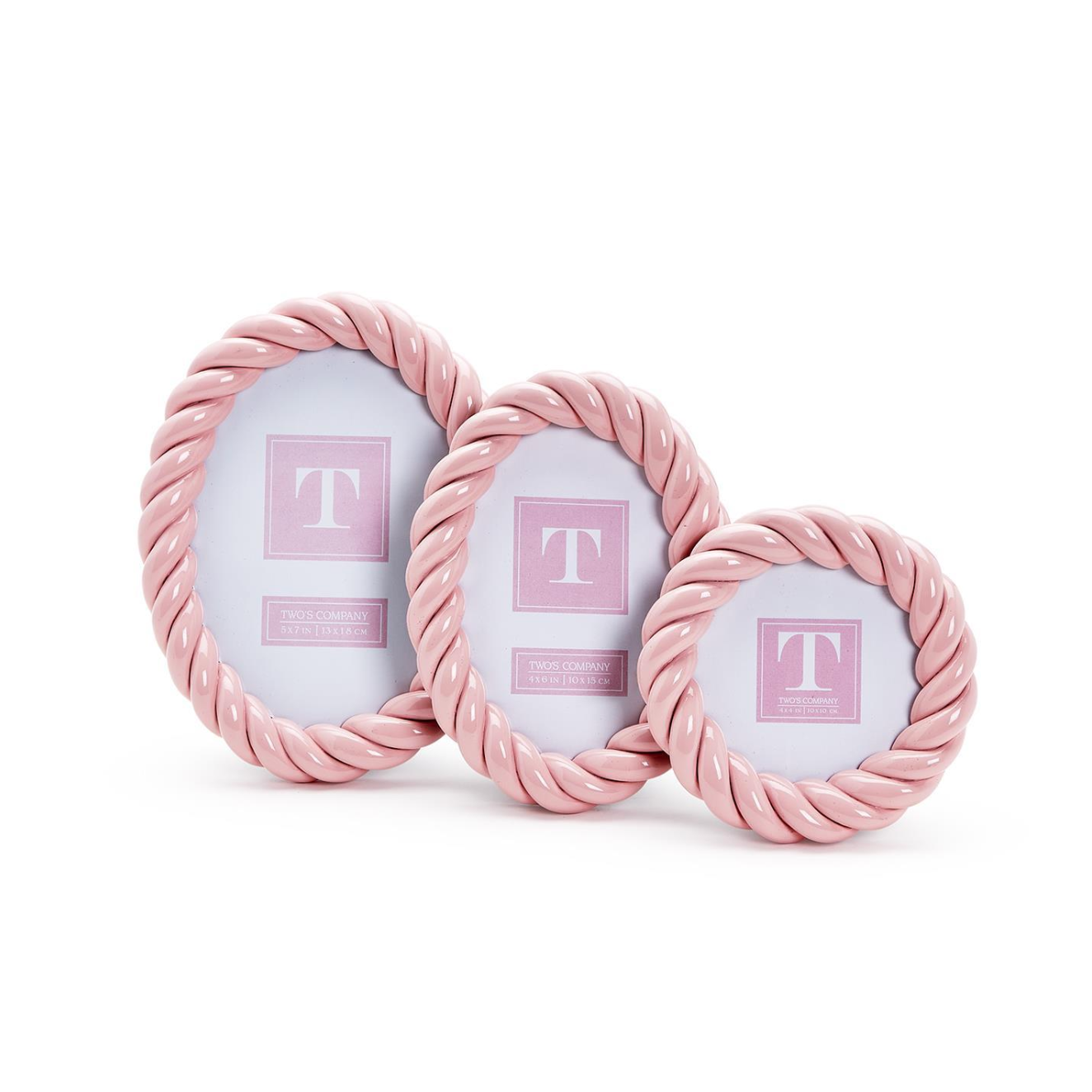 Two's Company Pink Twist Frame-TWO'S COMPANY-Little Giant Kidz