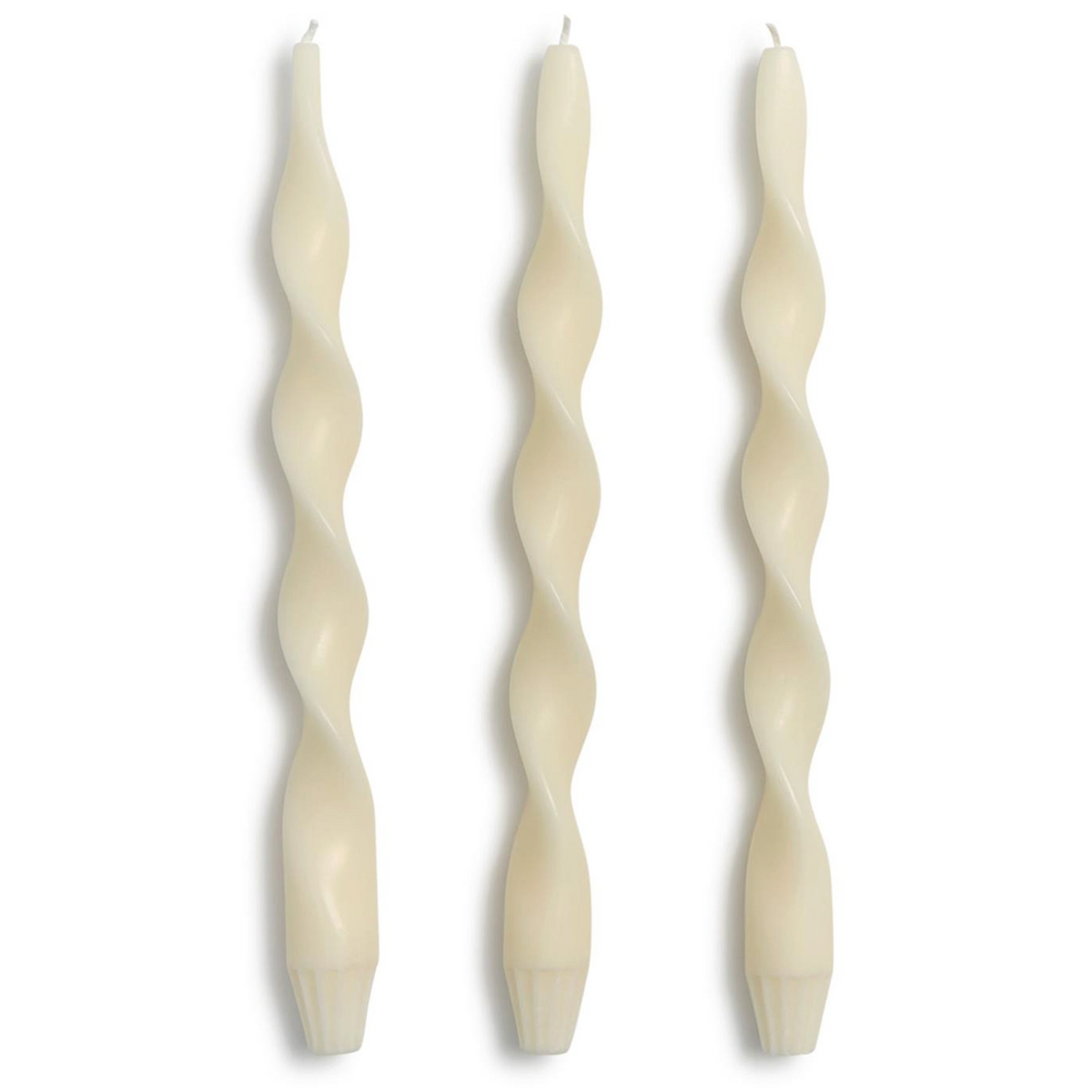 Two's Company Twist and Glow Set of 3 12" Twist Taper Candles-Two's Company-Little Giant Kidz