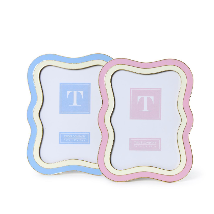 Two's Company Waves 5" x 7" Photo Frame-TWO'S COMPANY-Little Giant Kidz