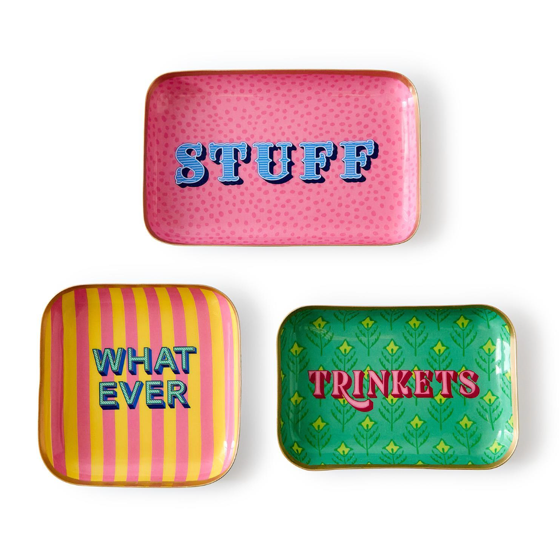 Two's Company Wise Sayings Trinket Trays-TWO'S COMPANY-Little Giant Kidz