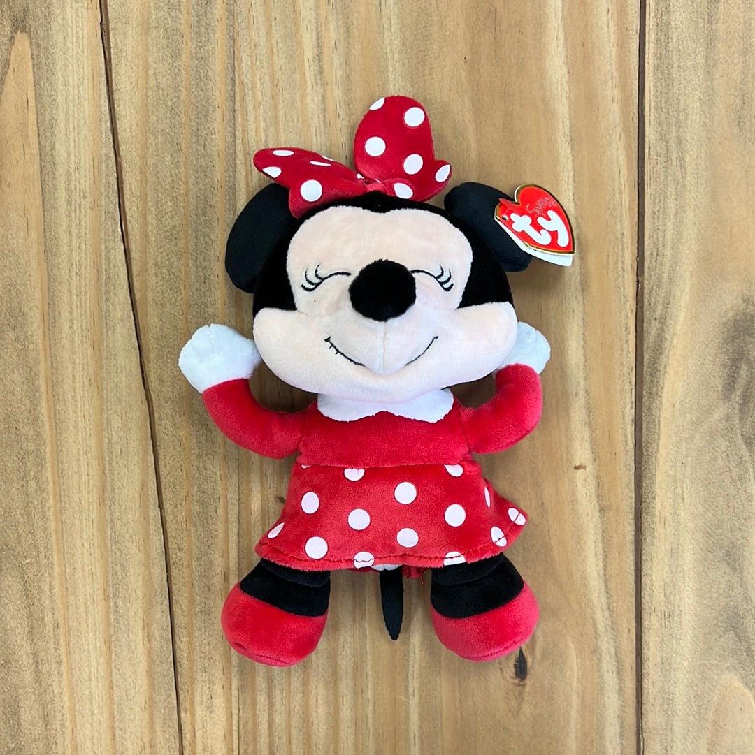 Ty Beanie Babies Sparkly Collection - Minnie Mouse Soft Body-TY Inc-Little Giant Kidz