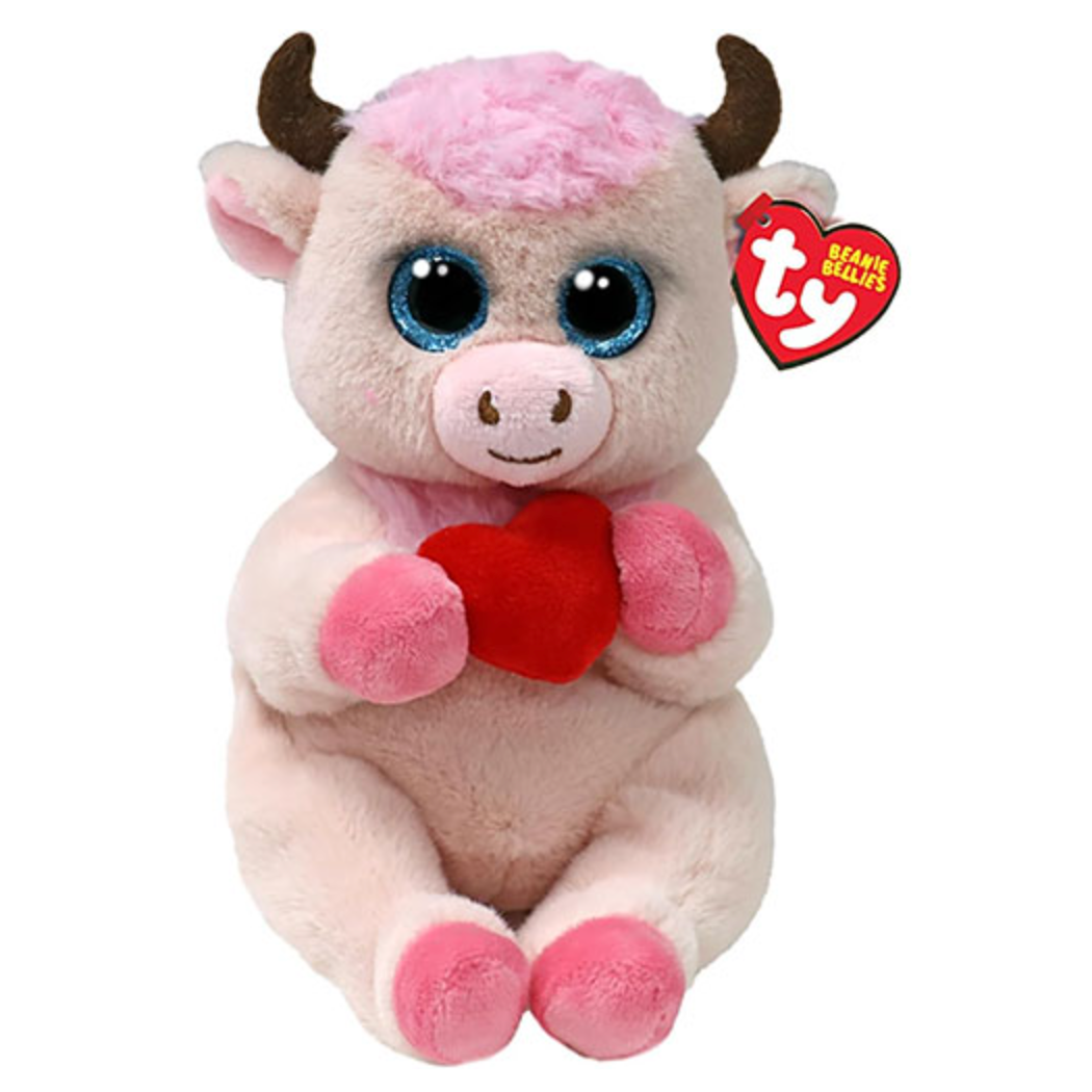 Ty Beanie Babies Sprinkles the Valentine Cow - 8"-TY Inc-Little Giant Kidz