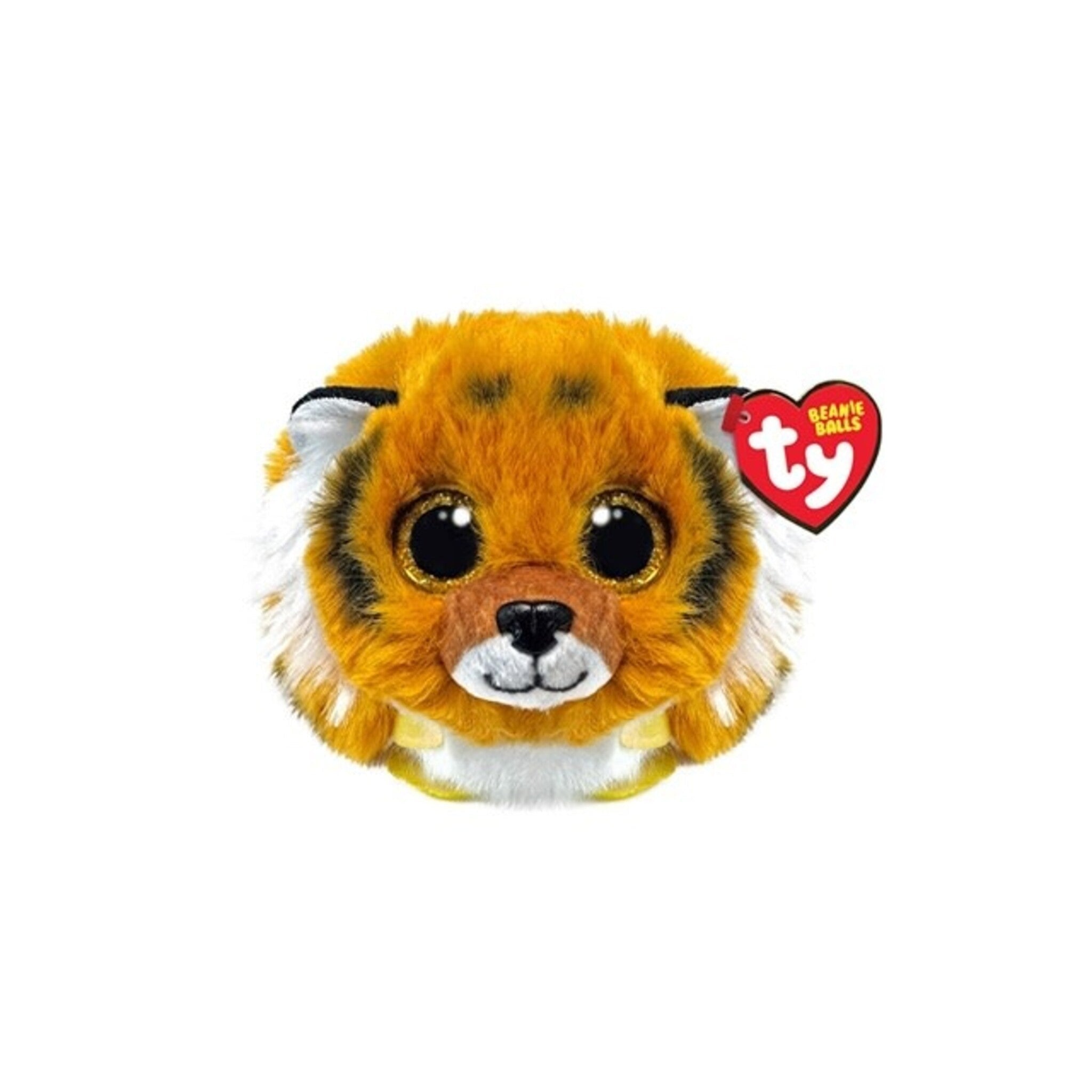 Ty Beanie Ball - Clawsby the Tiger - 4"-TY Inc-Little Giant Kidz