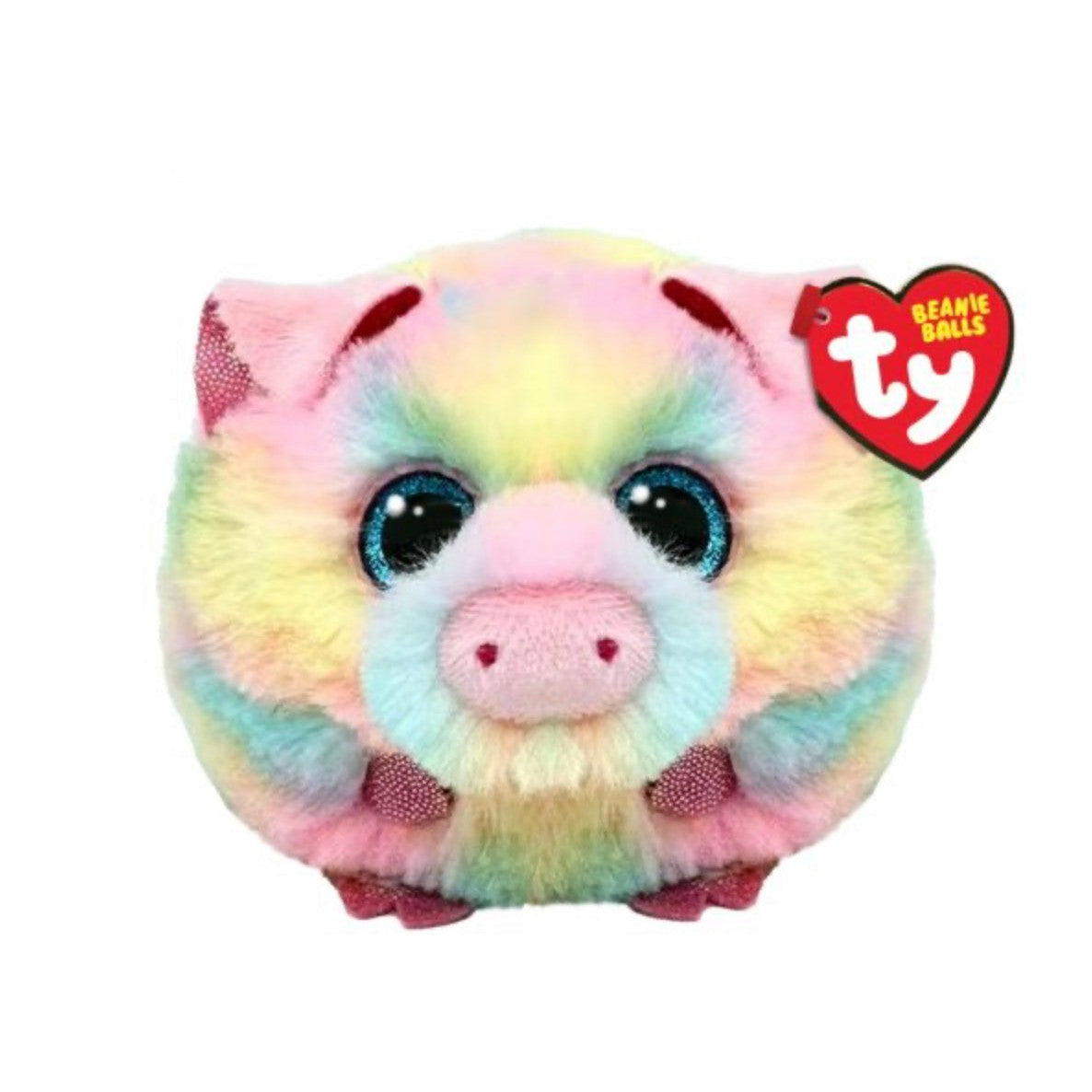 Ty Beanie Ball - Pigasso the pastel pig - 4"-TY Inc-Little Giant Kidz