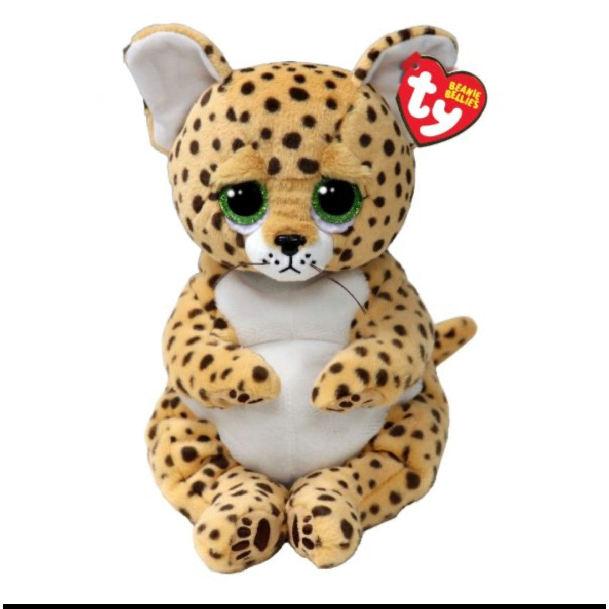 Ty Beanie Bellies Lloyd Tan Spotted Leopard - 13”-TY Inc-Little Giant Kidz