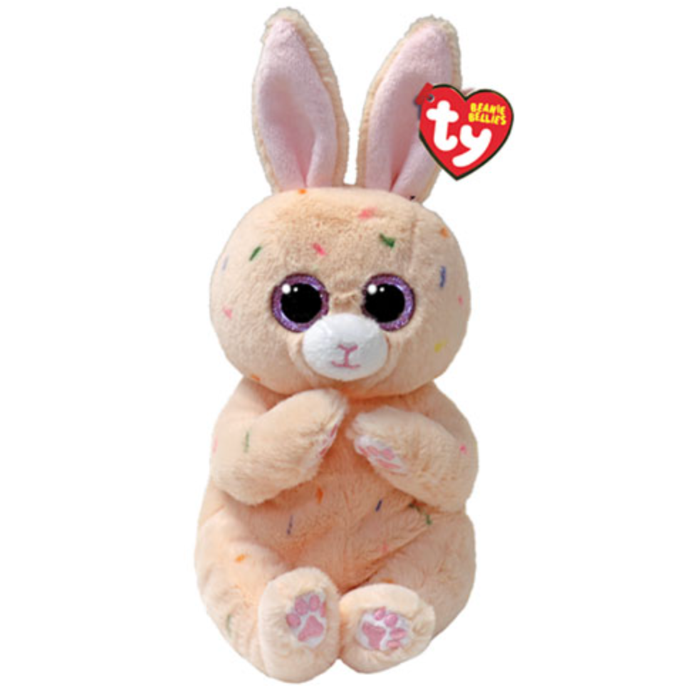 Ty Beanie Bellies Peaches The Easter Bunny Rabbit-TY Inc-Little Giant Kidz