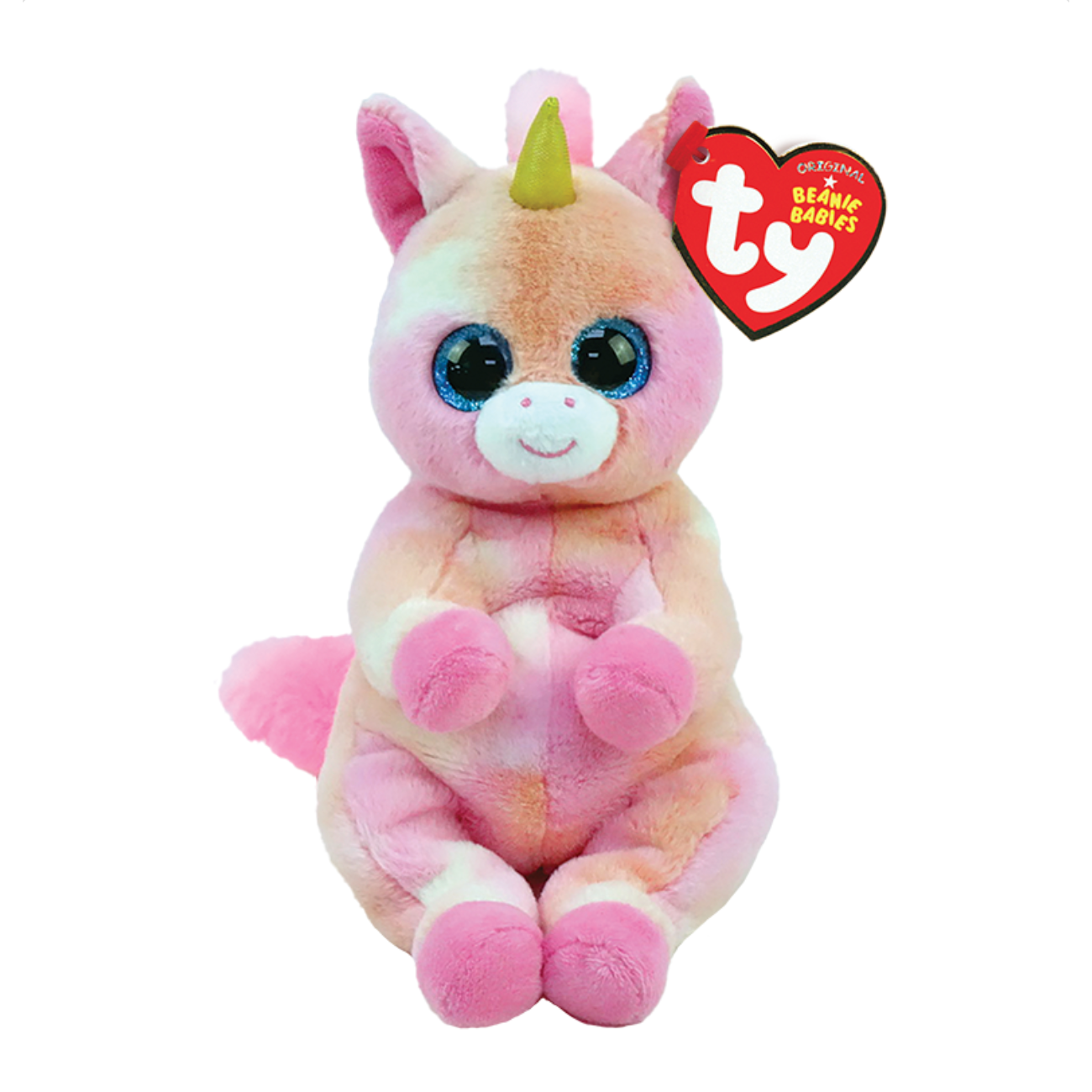Ty Beanie Bellies Skylar Pink & Orange Unicorn - 13"-TY Inc-Little Giant Kidz