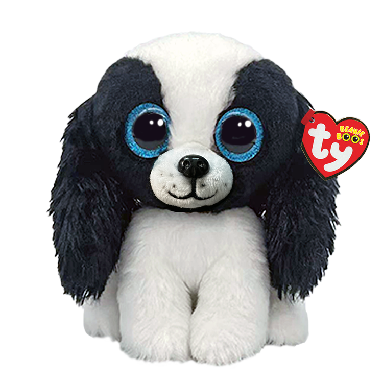 Ty Beanie Boos Collection - Sissy Black & White Dog - 6"-TY Inc-Little Giant Kidz