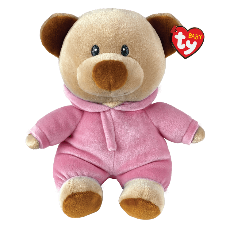 Ty Pajama Bear Pink Small - 6"-TY Inc-Little Giant Kidz