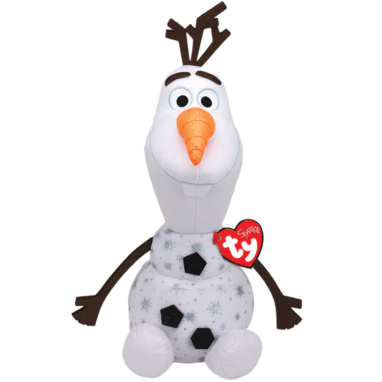 Ty Sparkle Beanie Buddies Collection Olaf From Frozen 2 - 18"-TY Inc-Little Giant Kidz
