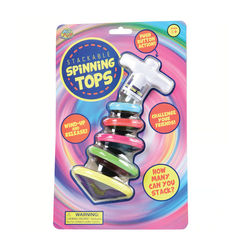 U.S. Toy Stacking Spin Tops-U.S. TOY-Little Giant Kidz