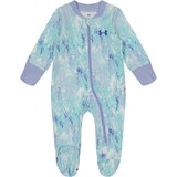 Under Armour Baby Girls' UA All Over Print Coverall - Neo Turquoise-UNDER ARMOUR-Little Giant Kidz
