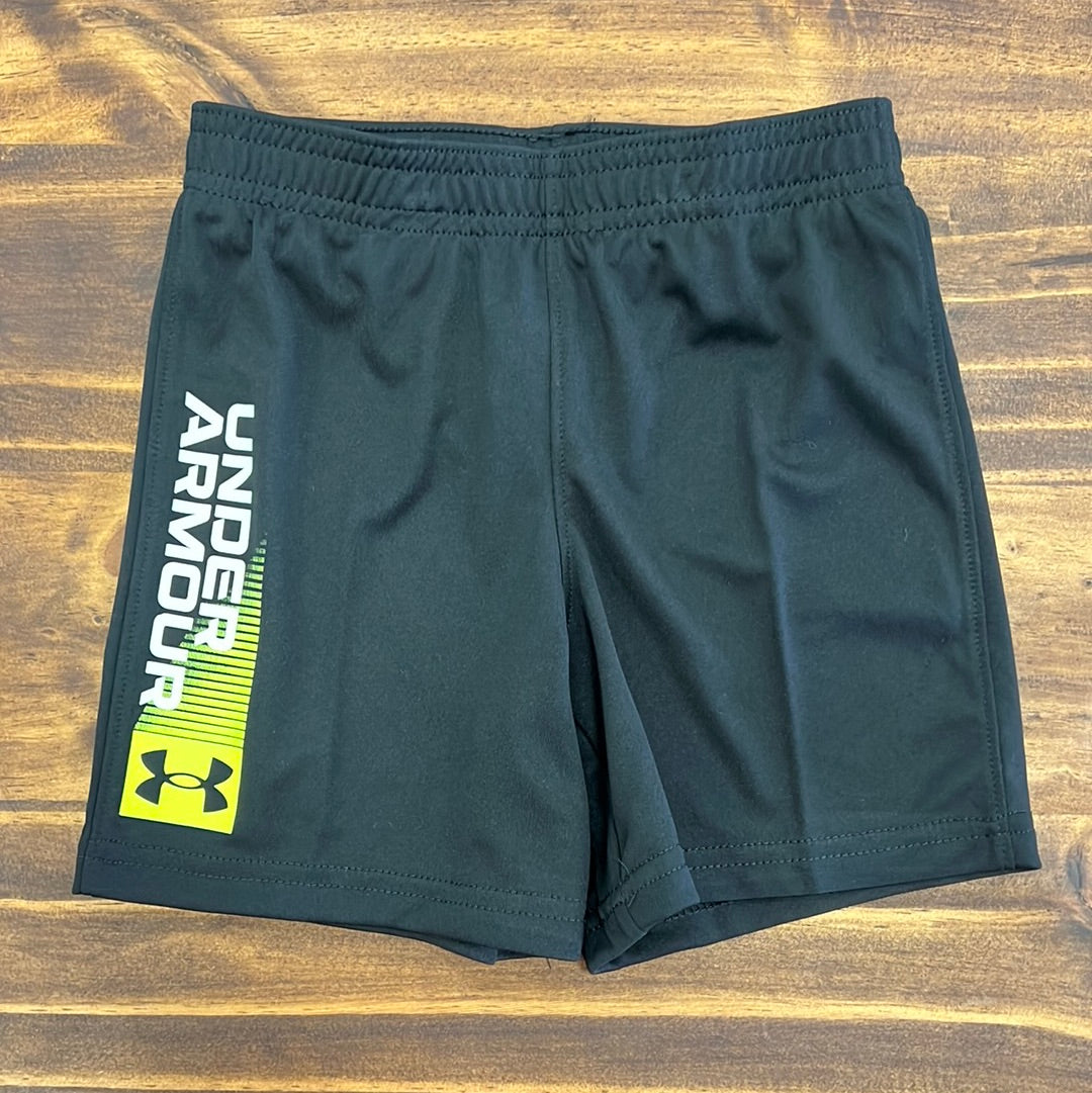 Under Armour Boy UA 3.0 Wordmark Short - Black-UNDER ARMOUR-Little Giant Kidz