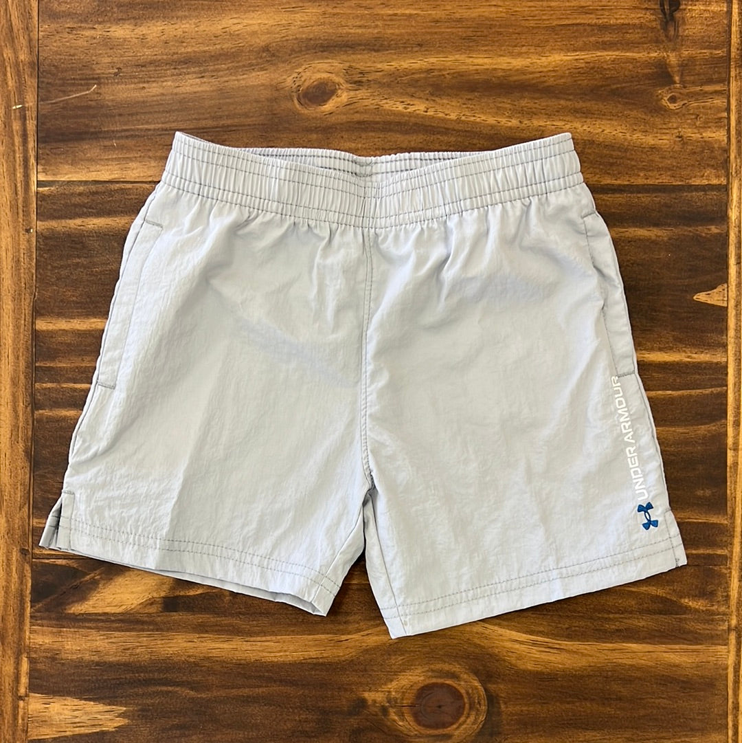 Under Armour Boy UA Crinkle Woven Short - Mod Gray-UNDER ARMOUR-Little Giant Kidz