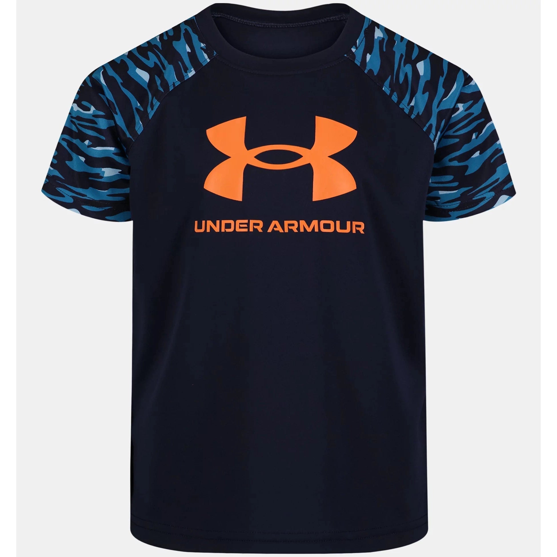 Under Armour Boy's UA Sediment Camo Raglan Short Sleeve-UNDER ARMOUR-Little Giant Kidz