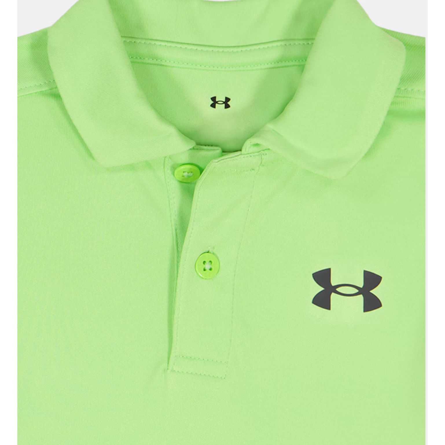 Under Armour Polo Short Sleeve Set- Lumos Lime-UNDER ARMOUR-Little Giant Kidz