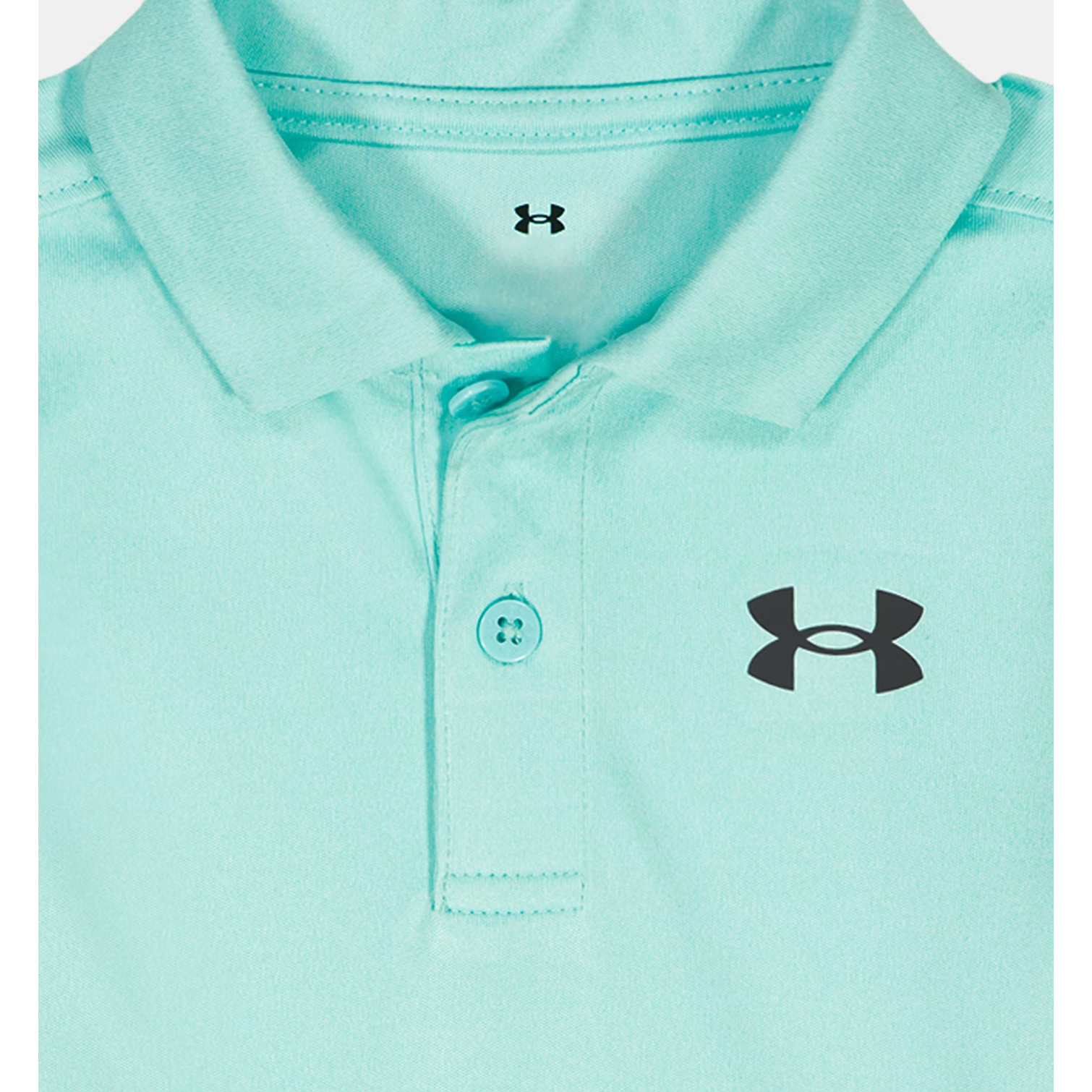 Under Armour Polo Short Sleeve Set- Neo Turquoise-UNDER ARMOUR-Little Giant Kidz