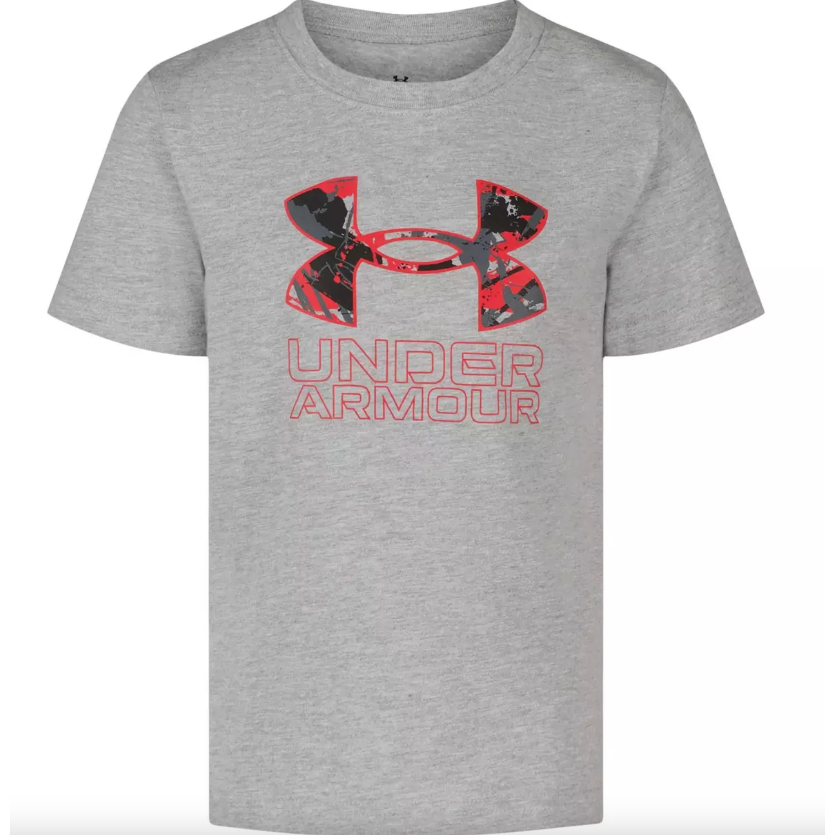 Under Armour Tech Core Fill Tee Short Sleeve- Mod Gray-UNDER ARMOUR-Little Giant Kidz