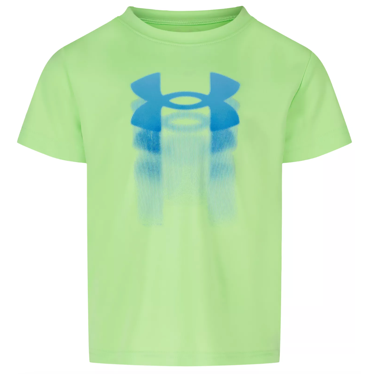 Under Armour Tech Fade Logo Short Sleeve- Lumos Lime-UNDER ARMOUR-Little Giant Kidz