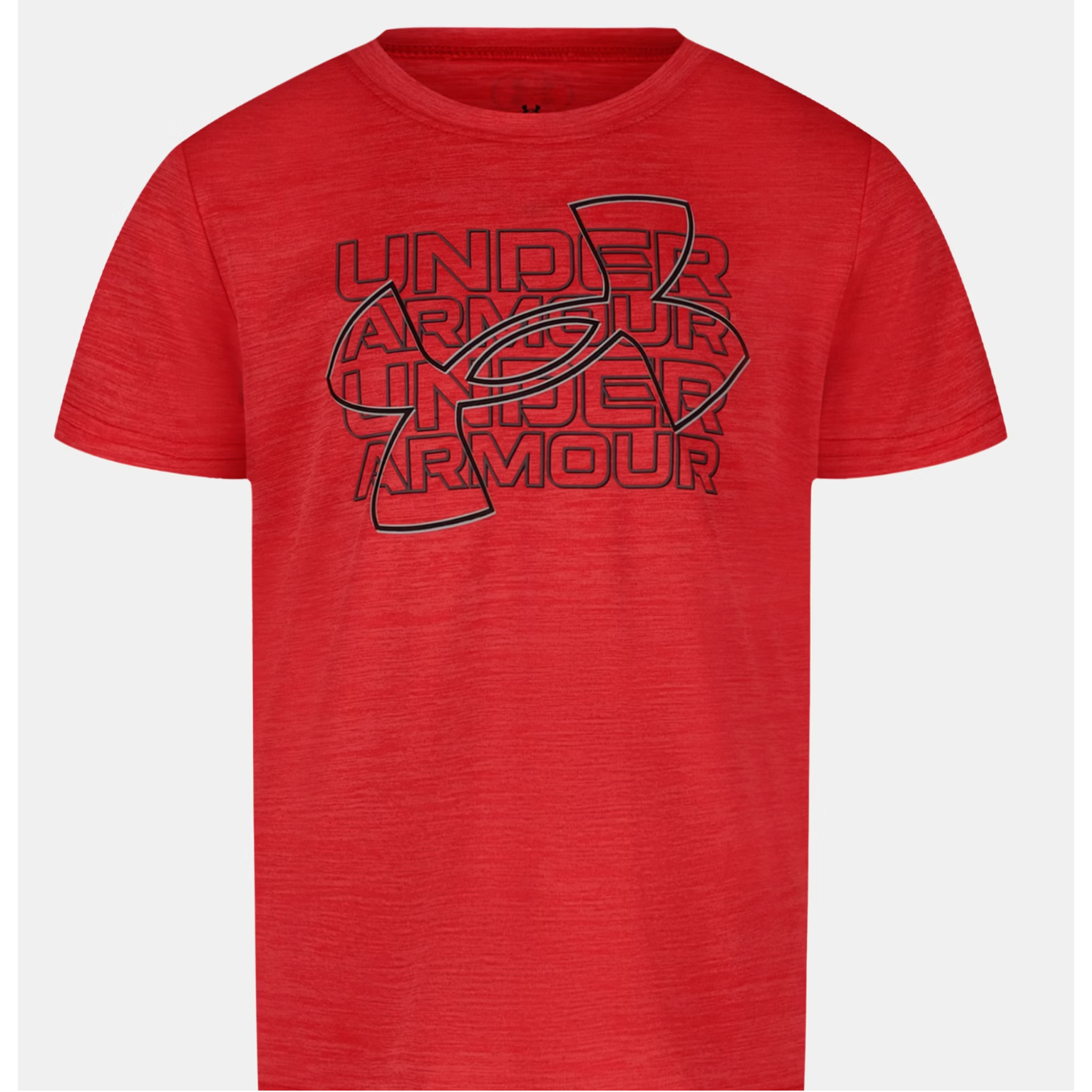 Under Armour Twist Breakout Short Sleeve- Red-UNDER ARMOUR-Little Giant Kidz