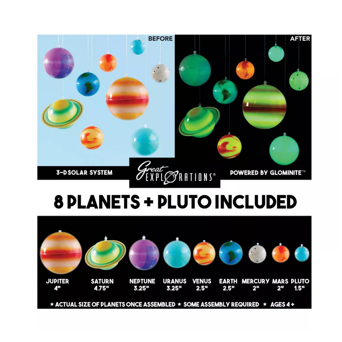 University Games 3-D Solar System-University Games-Little Giant Kidz