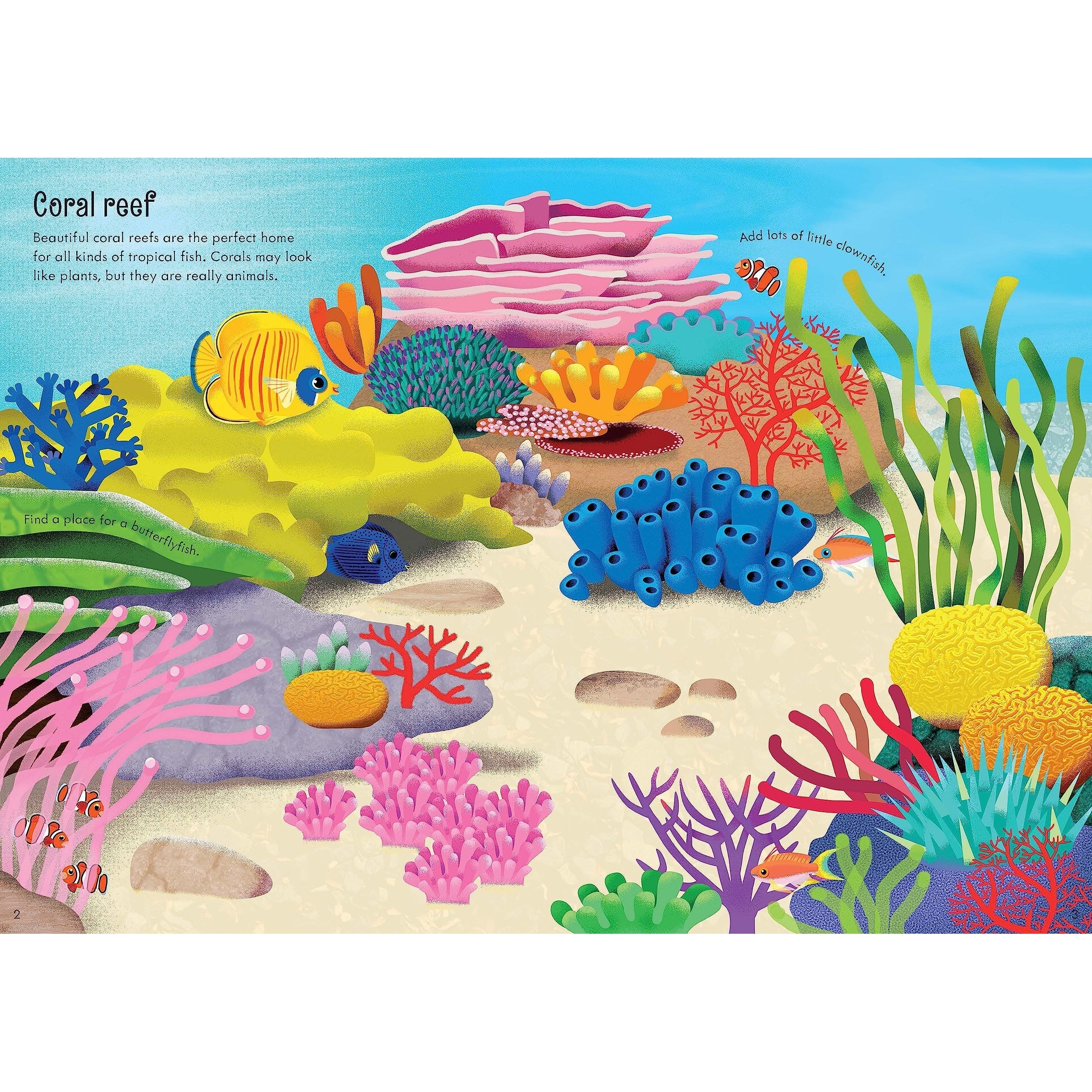 Usborne Books: Little First Stickers - Aquarium (Paperback Book)-HARPER COLLINS PUBLISHERS-Little Giant Kidz