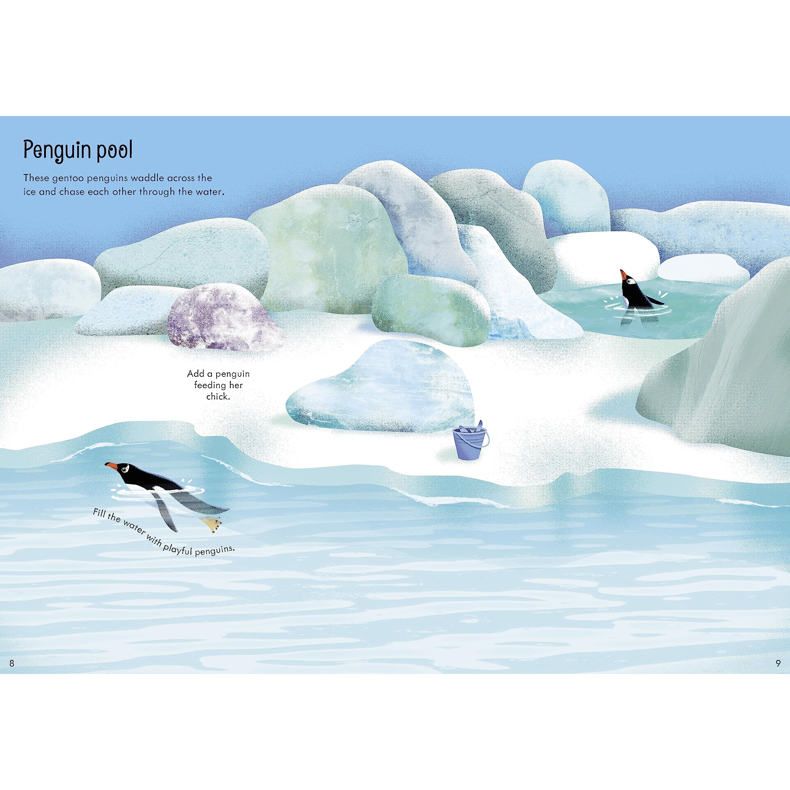 Usborne Books: Little First Stickers - Aquarium (Paperback Book)-HARPER COLLINS PUBLISHERS-Little Giant Kidz