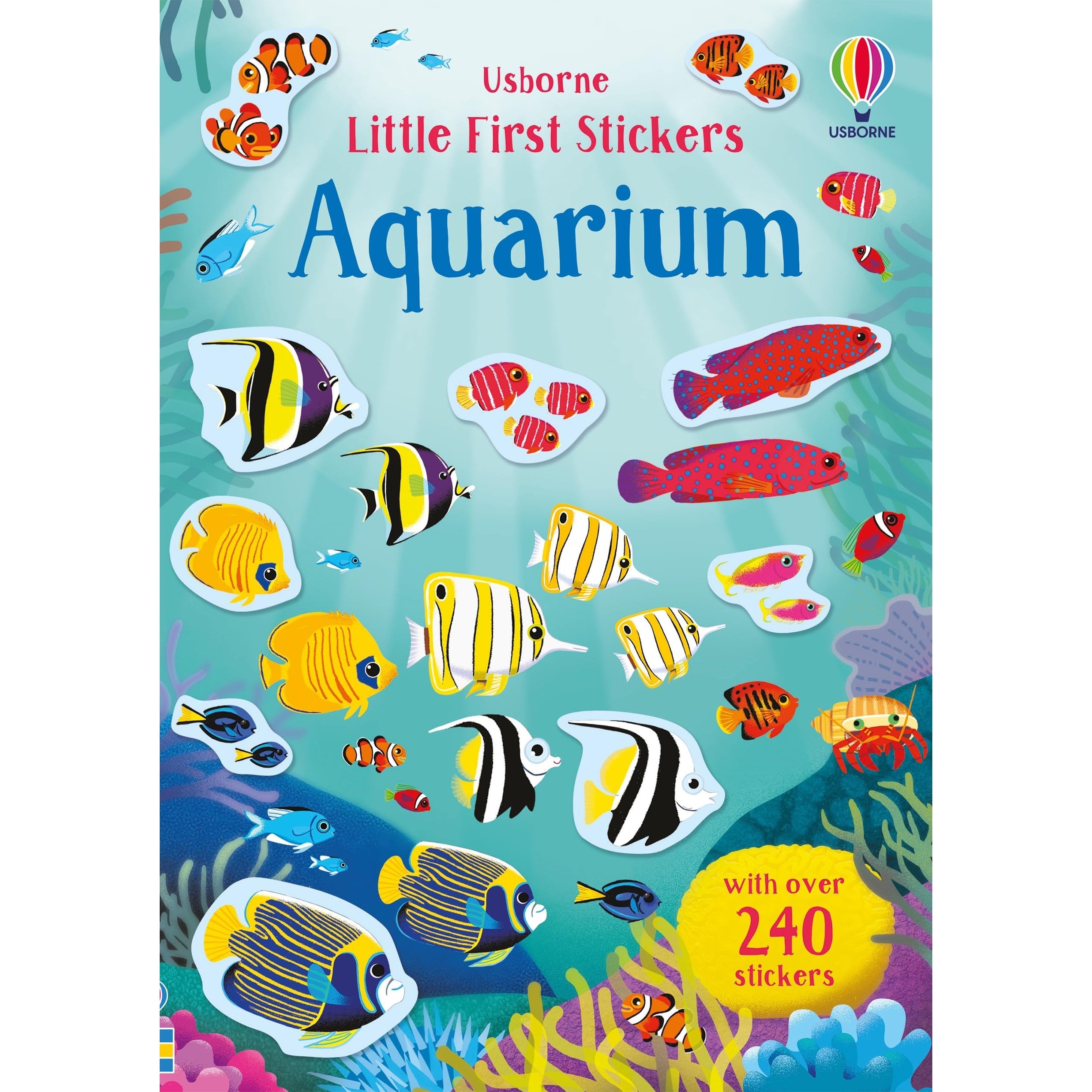 Usborne Books: Little First Stickers - Aquarium (Paperback Book)-HARPER COLLINS PUBLISHERS-Little Giant Kidz