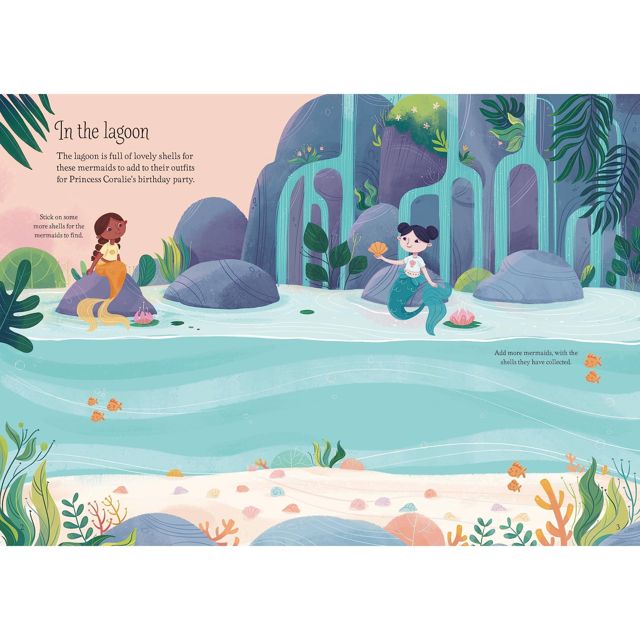 Usborne Books: Little First Stickers - Mermaids (Paperback Book)-HARPER COLLINS PUBLISHERS-Little Giant Kidz