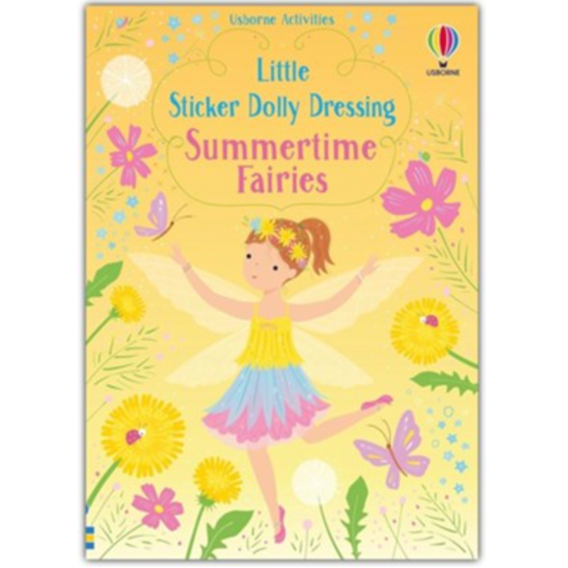 Usborne Books: Little Sticker Dolly Dressing: Summertime Fairies (Paperback Book)-HARPER COLLINS PUBLISHERS-Little Giant Kidz