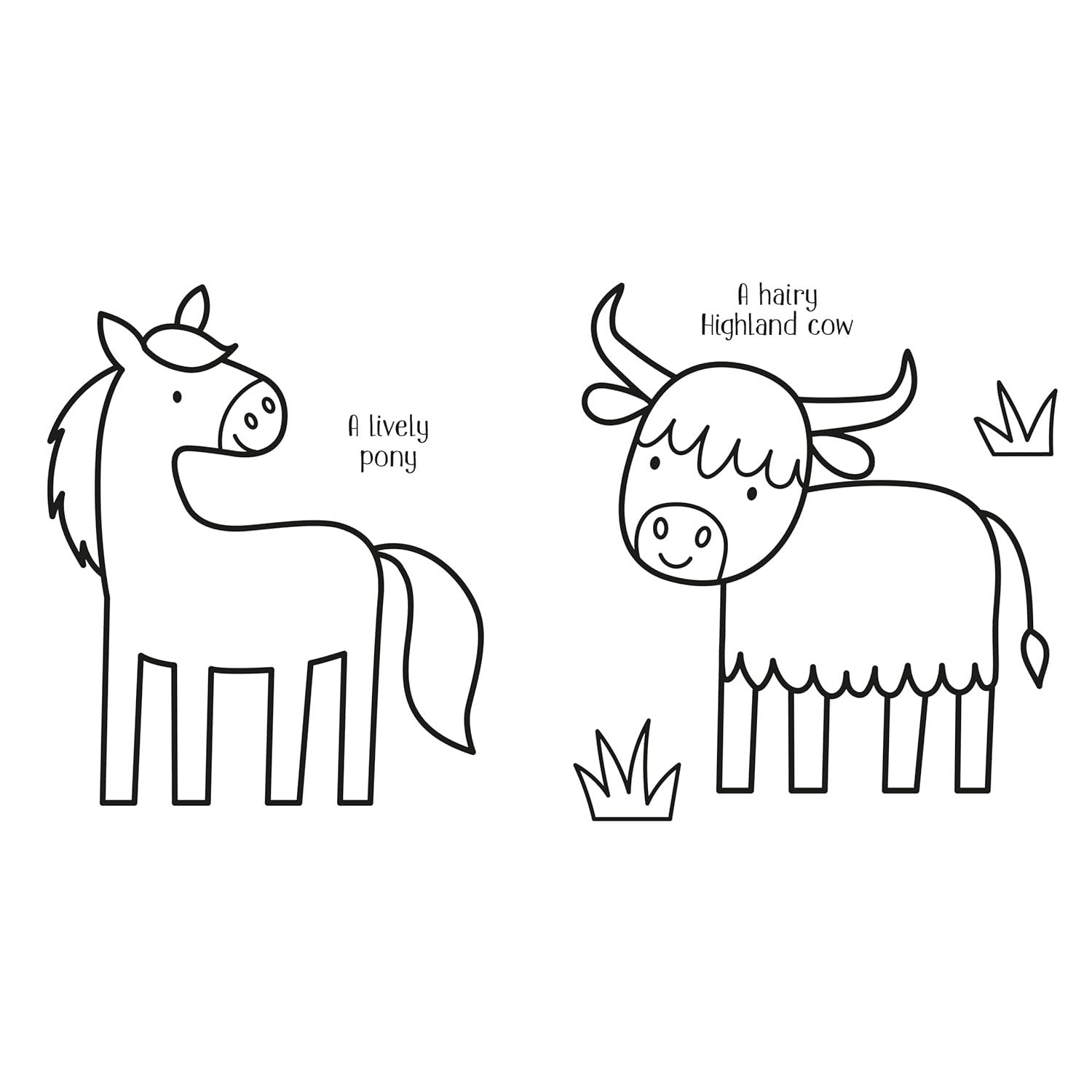 Usborne Books: My Big Animal Coloring Book (Paperback Book)-HARPER COLLINS PUBLISHERS-Little Giant Kidz