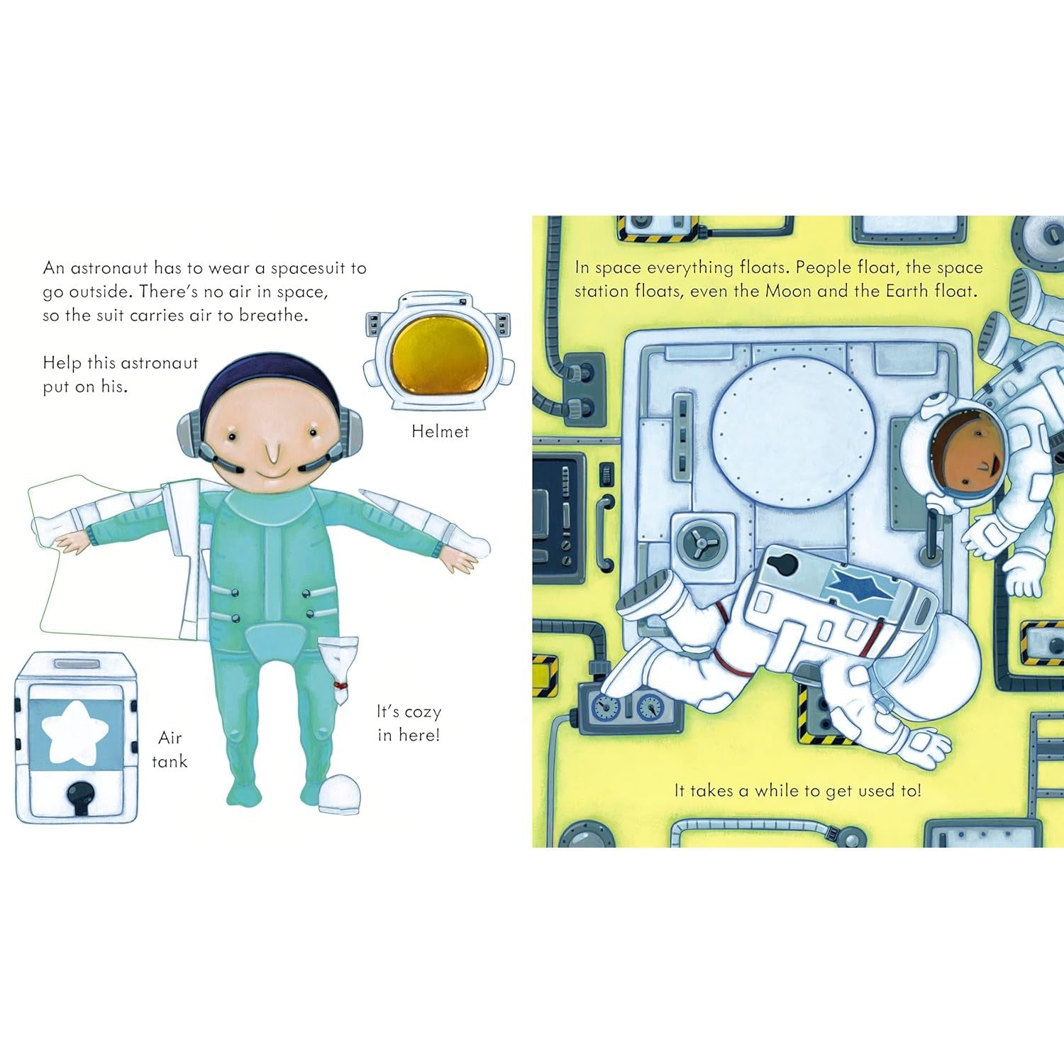 Usborne Books: Peek Inside Space (Board Book)-HARPER COLLINS PUBLISHERS-Little Giant Kidz