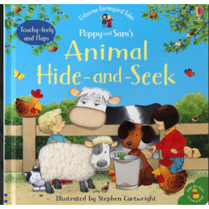 Usborne Books: Poppy and Sam's Animal Hide-and-Seek (Board Book)-HARPER COLLINS PUBLISHERS-Little Giant Kidz