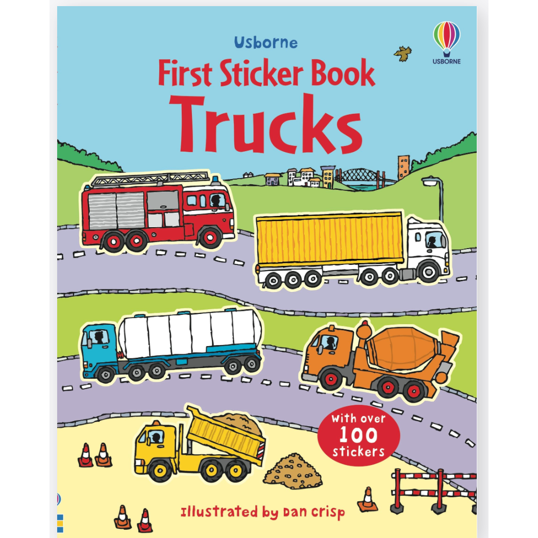 Usborne First Sticker Book: Trucks-HARPER COLLINS PUBLISHERS-Little Giant Kidz