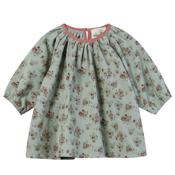 VIGNETTE Benny Dress-Sage Floral-VIGNETTE-Little Giant Kidz