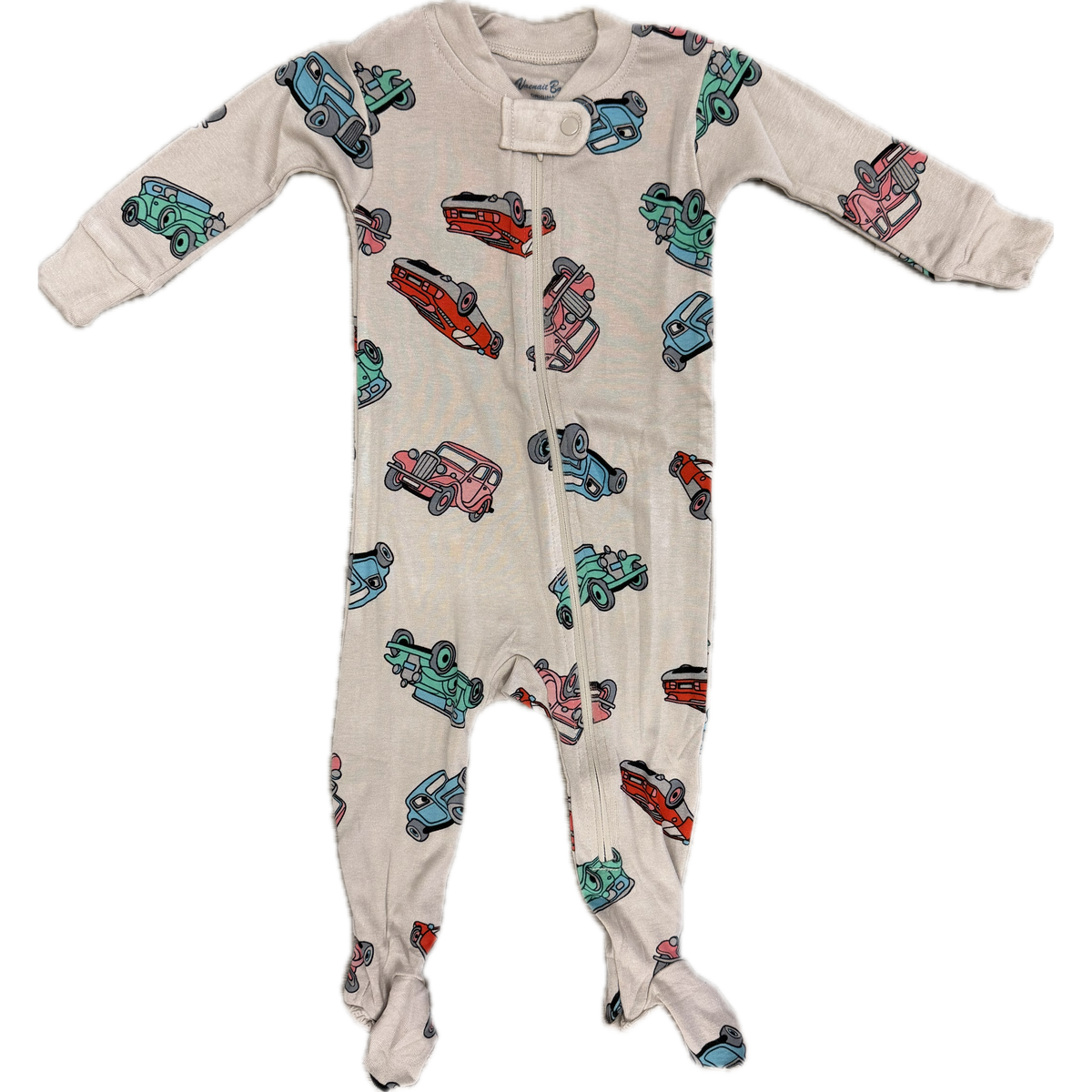 Vaenait Baby Retro Car Baby Footie-Vaenait Baby-Little Giant Kidz