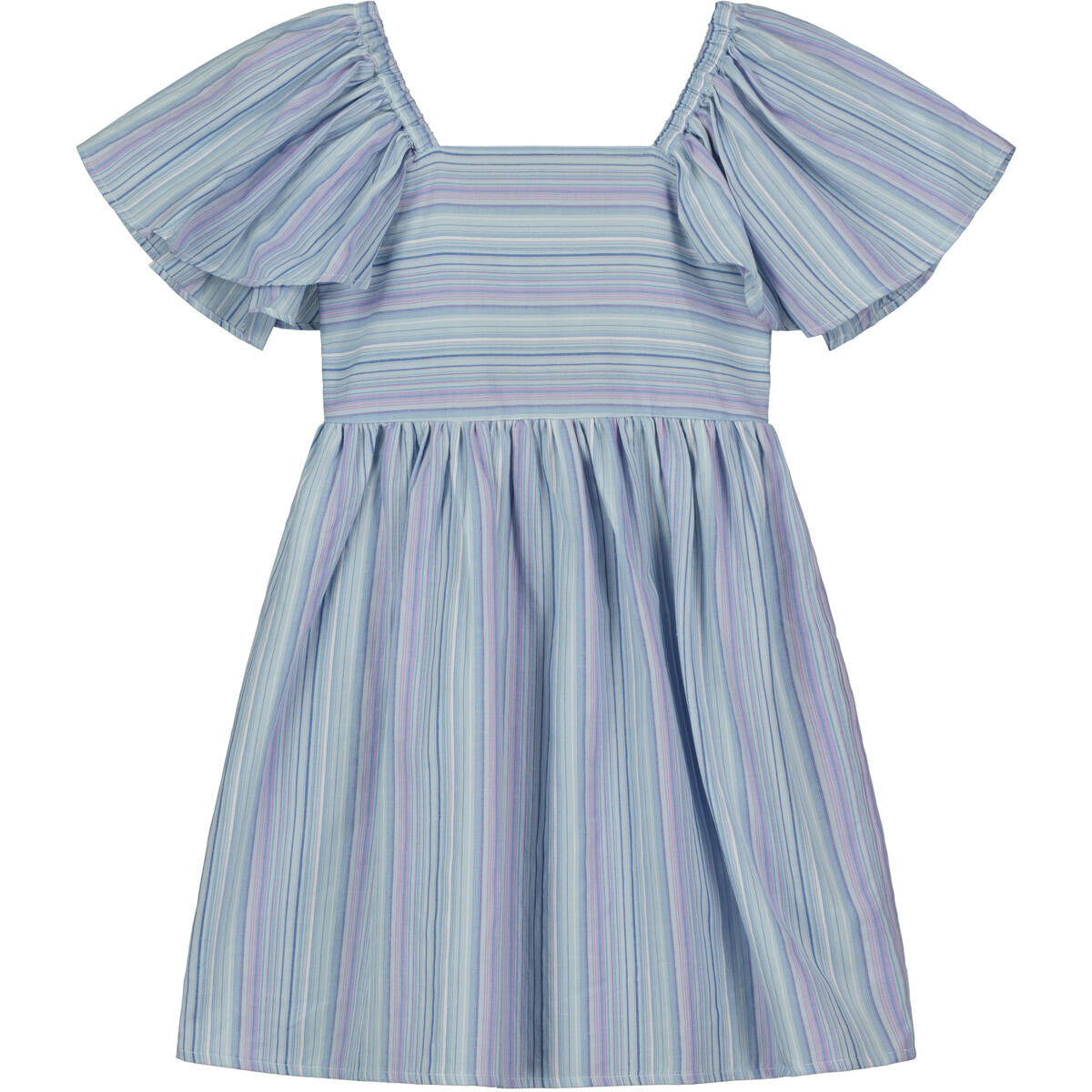 Vignette Lavender Stripe Hallie Dress-VIGNETTE-Little Giant Kidz