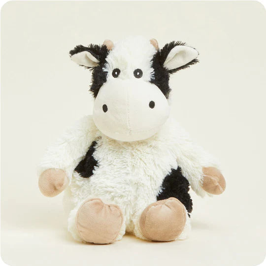 Warmies® Cozy Plush Black and White Cow-INTELEX-Little Giant Kidz